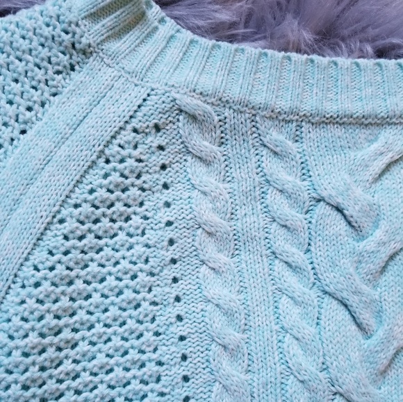 SALE! St. John's Bay Light Blue Sweater - Picture 2 of 4